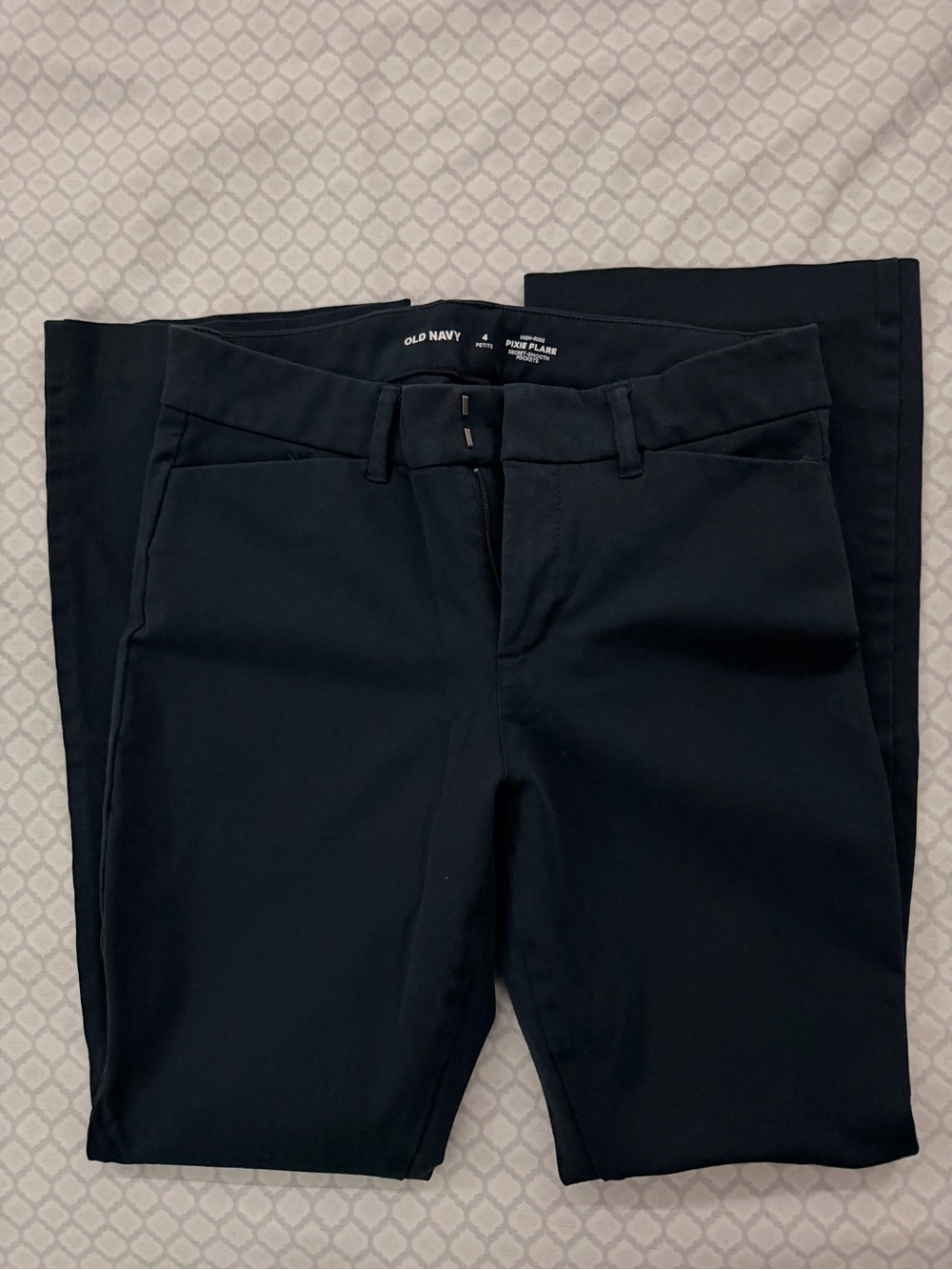 Old Navy Women's Navy Blue Pixie Flare Jeans